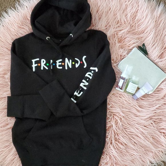 Papercut Tops - Black Friends Hoodie